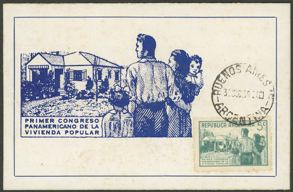 Lot 503 - Argentina general issues -  Guillermo Jalil - Philatino Auction # 2401 ARGENTINA: 