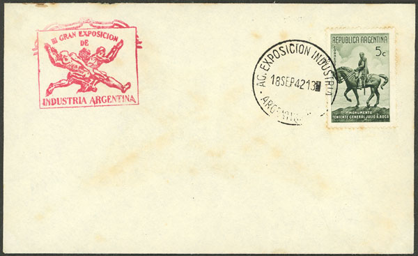 Lot 1385 - Argentina postal history -  Guillermo Jalil - Philatino Auction # 2401 ARGENTINA: 