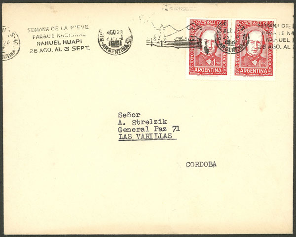 Lot 1415 - Argentina postal history - Guillermo Jalil - Philatino Auction # 2401 ARGENTINA: Lot 1415 - Argentina postal history - Guillermo Jalil - Philatino Auction # 2401 ARGENTINA: