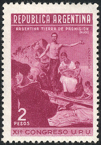 Lot 501 - Argentina general issues -  Guillermo Jalil - Philatino Auction # 2401 ARGENTINA: 