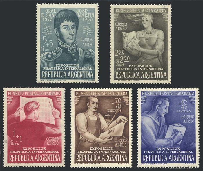 Lot 1128 - Argentina airmail -  Guillermo Jalil - Philatino Auction # 2401 ARGENTINA: 