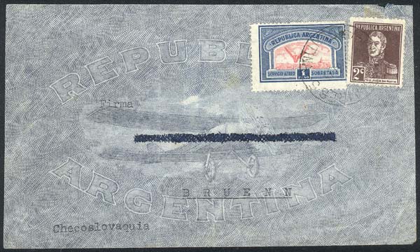 Lot 1365 - Argentina postal history -  Guillermo Jalil - Philatino Auction # 2401 ARGENTINA: 