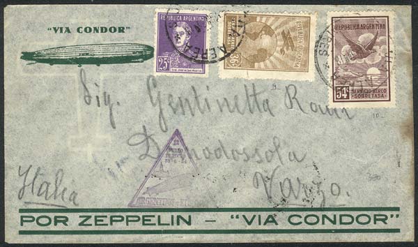 Lot 1373 - Argentina postal history -  Guillermo Jalil - Philatino Auction # 2401 ARGENTINA: 