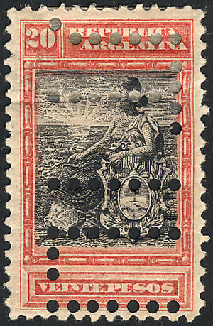 Lot 301 - Argentina general issues - Guillermo Jalil - Philatino Auction # 2401 ARGENTINA: Lot 301 - Argentina general issues - Guillermo Jalil - Philatino Auction # 2401 ARGENTINA:
