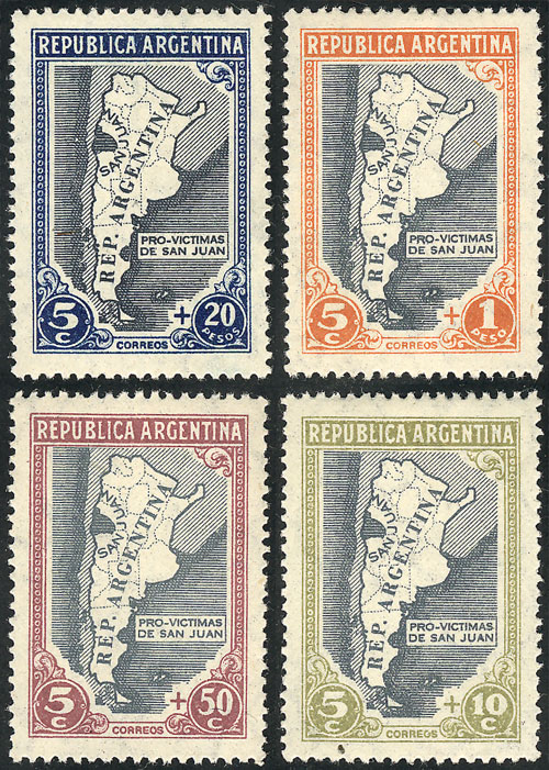 Lot 582 - Argentina general issues - Guillermo Jalil - Philatino Auction # 2401 ARGENTINA: Lot 582 - Argentina general issues - Guillermo Jalil - Philatino Auction # 2401 ARGENTINA: