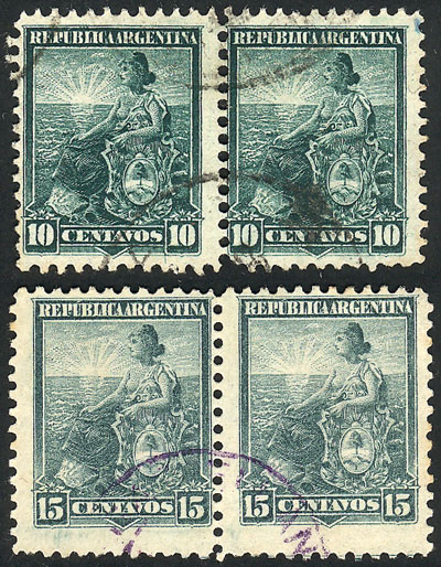 Lot 286 - Argentina general issues - Guillermo Jalil - Philatino Auction # 2401 ARGENTINA: Lot 286 - Argentina general issues - Guillermo Jalil - Philatino Auction # 2401 ARGENTINA:
