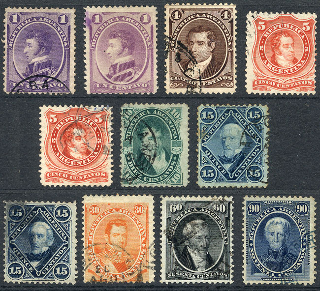 Lot 124 - Argentina general issues - Guillermo Jalil - Philatino Auction # 2401 ARGENTINA: Lot 124 - Argentina general issues - Guillermo Jalil - Philatino Auction # 2401 ARGENTINA: