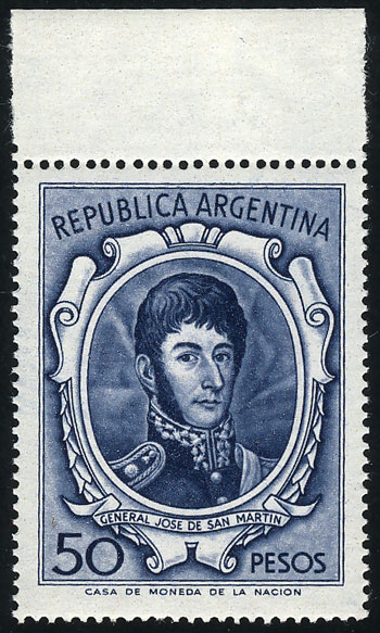 Lot 831 - Argentina general issues -  Guillermo Jalil - Philatino Auction # 2401 ARGENTINA: 