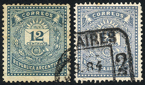 Lot 178 - Argentina general issues -  Guillermo Jalil - Philatino Auction # 2401 ARGENTINA: 