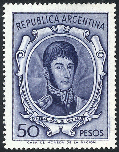 Lot 830 - Argentina general issues -  Guillermo Jalil - Philatino Auction # 2401 ARGENTINA: 