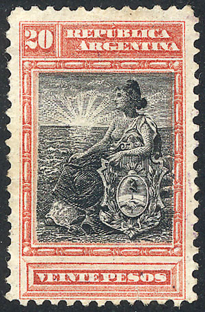 Lot 299 - Argentina general issues - Guillermo Jalil - Philatino Auction # 2401 ARGENTINA: Lot 299 - Argentina general issues - Guillermo Jalil - Philatino Auction # 2401 ARGENTINA: