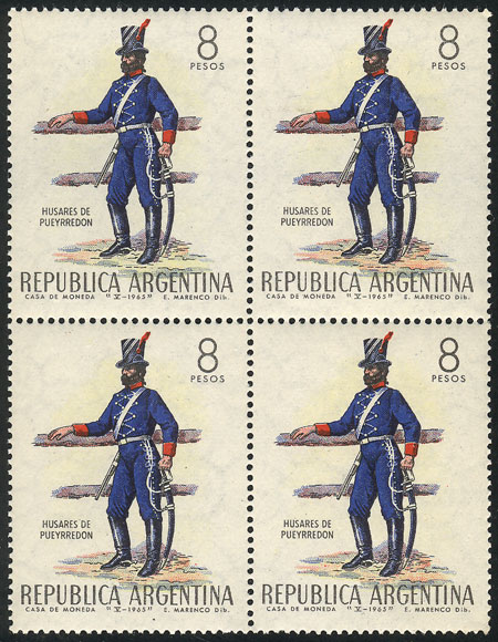 Lot 842 - Argentina general issues -  Guillermo Jalil - Philatino Auction # 2401 ARGENTINA: 