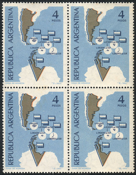 Lot 810 - Argentina general issues - Guillermo Jalil - Philatino Auction # 2401 ARGENTINA: Lot 810 - Argentina general issues - Guillermo Jalil - Philatino Auction # 2401 ARGENTINA: