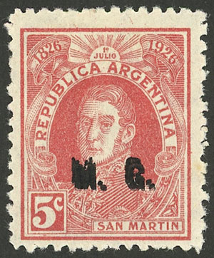 Lot 140 - Argentina official stamps - Guillermo Jalil - Philatino Auction # 2402 ARGENTINA: Special February auction Lot 140 - Argentina official stamps - Guillermo Jalil - Philatino Auction # 2402 ARGENTINA: Special February auction