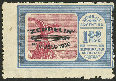 Lot 131 - Argentina airmail - Guillermo Jalil - Philatino Auction # 2402 ARGENTINA: Special February auction Lot 131 - Argentina airmail - Guillermo Jalil - Philatino Auction # 2402 ARGENTINA: Special February auction