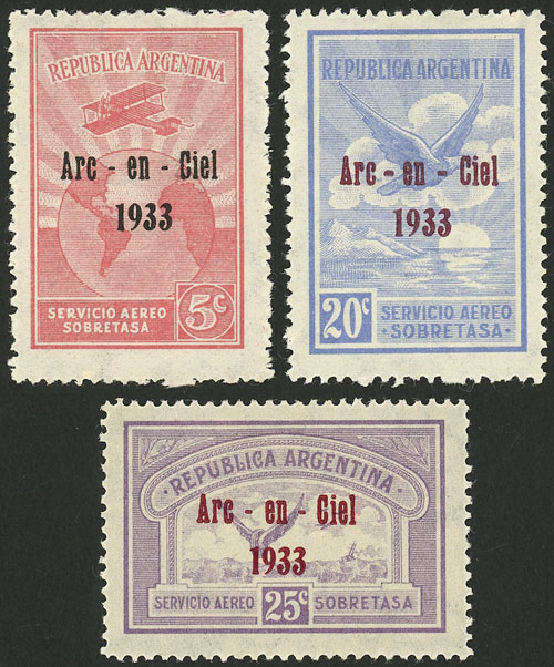 Lot 132 - Argentina airmail - private issue - Guillermo Jalil - Philatino Auction # 2402 ARGENTINA: Special February auction Lot 132 - Argentina airmail - private issue - Guillermo Jalil - Philatino Auction # 2402 ARGENTINA: Special February auction