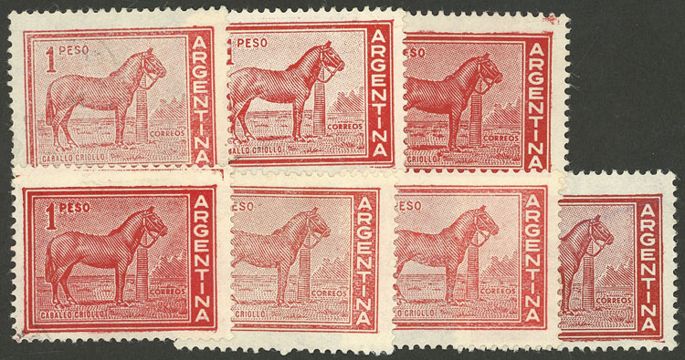 Lot 773 - Argentina general issues -  Guillermo Jalil - Philatino Auction # 2403 ARGENTINA: 