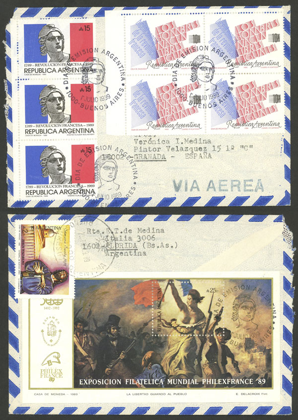 Lot 961 - Argentina general issues -  Guillermo Jalil - Philatino Auction # 2403 ARGENTINA: 