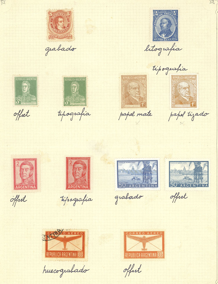 Lot 1480 - Argentina lots -  Guillermo Jalil - Philatino Auction # 2403 ARGENTINA: 