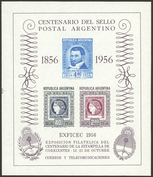 Lot 1110 - Argentina souvenir sheets -  Guillermo Jalil - Philatino Auction # 2403 ARGENTINA: 
