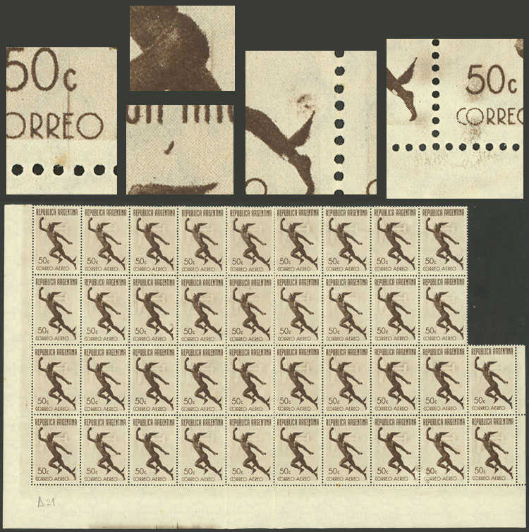 Lot 1053 - Argentina airmail - Guillermo Jalil - Philatino Auction # 2403 ARGENTINA: Lot 1053 - Argentina airmail - Guillermo Jalil - Philatino Auction # 2403 ARGENTINA: