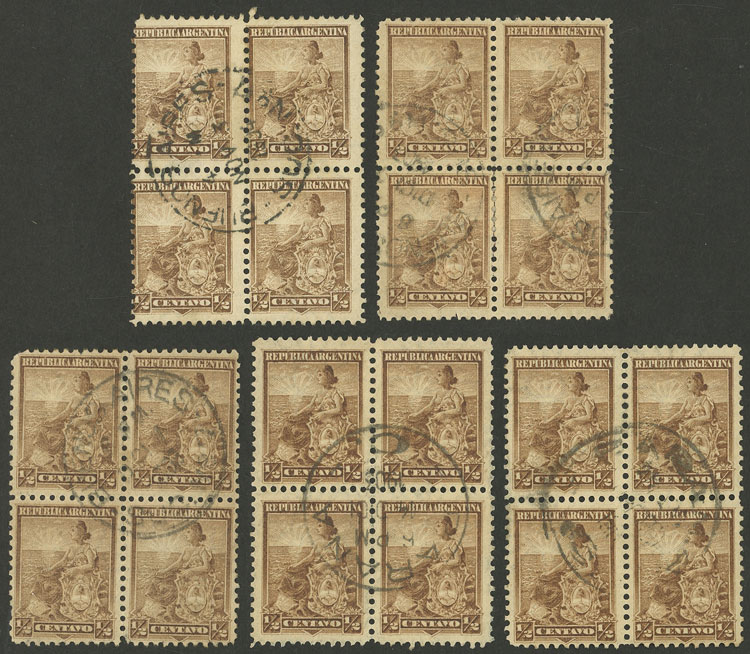 Lot 215 - Argentina general issues -  Guillermo Jalil - Philatino Auction # 2403 ARGENTINA: 