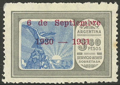 Lot 483 - Argentina general issues -  Guillermo Jalil - Philatino Auction # 2403 ARGENTINA: 