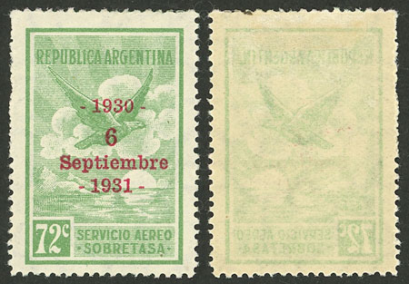 Lot 478 - Argentina general issues -  Guillermo Jalil - Philatino Auction # 2403 ARGENTINA: 