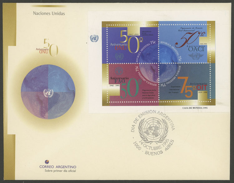 Lot 1143 - Argentina souvenir sheets -  Guillermo Jalil - Philatino Auction # 2403 ARGENTINA: 