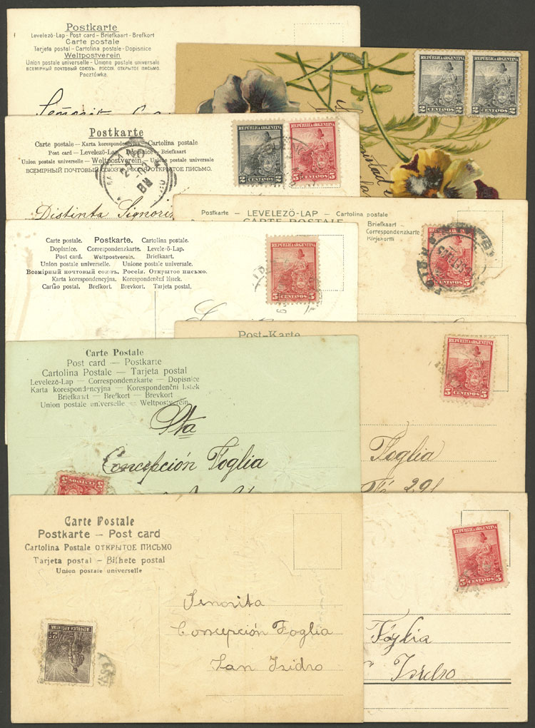 Lot 1397 - Argentina postal history - Guillermo Jalil - Philatino Auction # 2403 ARGENTINA: Lot 1397 - Argentina postal history - Guillermo Jalil - Philatino Auction # 2403 ARGENTINA: