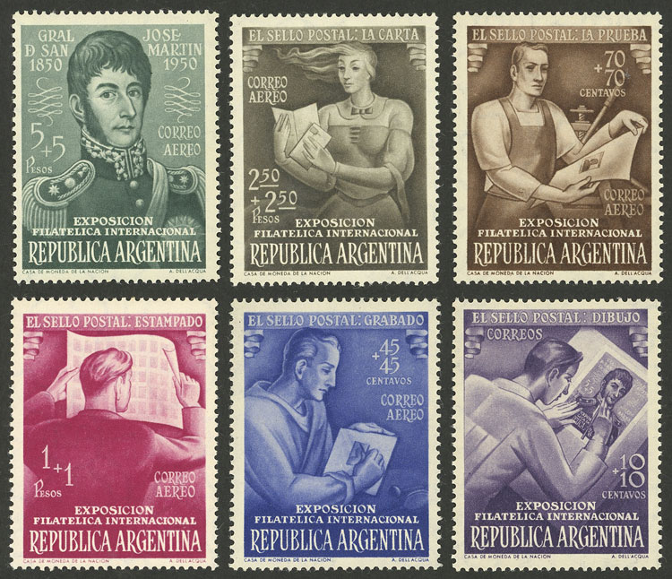 Lot 698 - Argentina general issues - Guillermo Jalil - Philatino Auction # 2403 ARGENTINA: Lot 698 - Argentina general issues - Guillermo Jalil - Philatino Auction # 2403 ARGENTINA: