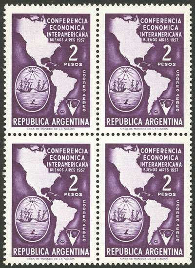 Lot 752 - Argentina general issues -  Guillermo Jalil - Philatino Auction # 2403 ARGENTINA: 