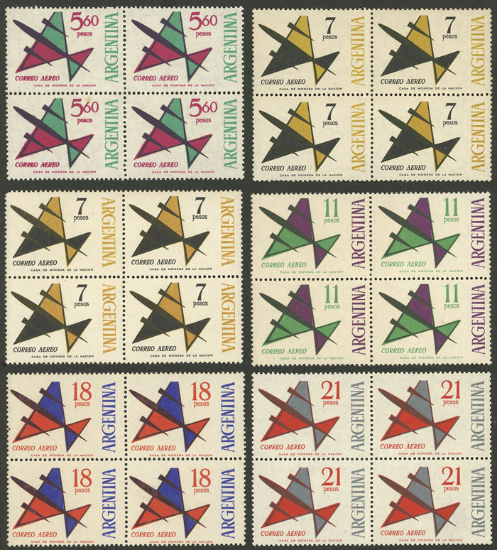 Lot 1072 - Argentina airmail - Guillermo Jalil - Philatino Auction # 2403 ARGENTINA: Lot 1072 - Argentina airmail - Guillermo Jalil - Philatino Auction # 2403 ARGENTINA: