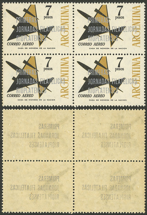 Lot 1076 - Argentina airmail - Guillermo Jalil - Philatino Auction # 2403 ARGENTINA: Lot 1076 - Argentina airmail - Guillermo Jalil - Philatino Auction # 2403 ARGENTINA:
