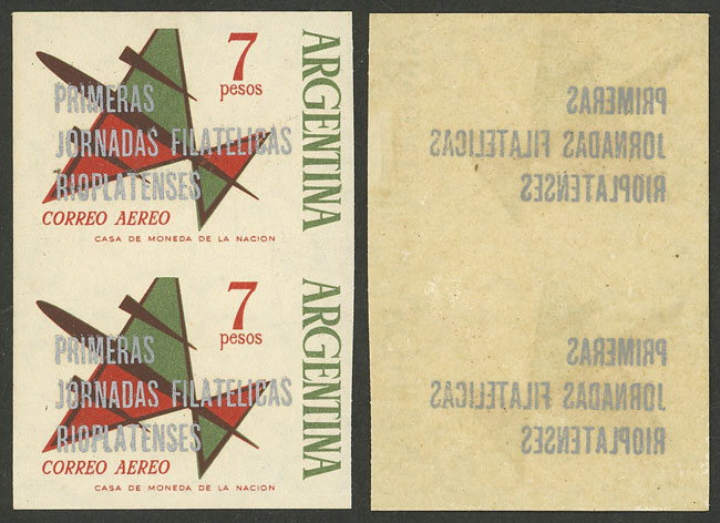 Lot 1077 - Argentina airmail -  Guillermo Jalil - Philatino Auction # 2403 ARGENTINA: 