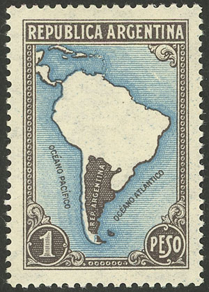 Lot 515 - Argentina general issues -  Guillermo Jalil - Philatino Auction # 2403 ARGENTINA: 