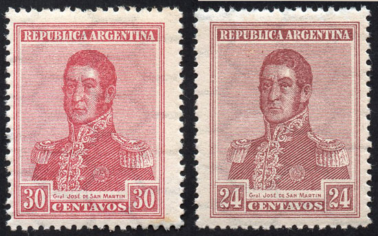 Lot 333 - Argentina general issues -  Guillermo Jalil - Philatino Auction # 2403 ARGENTINA: 