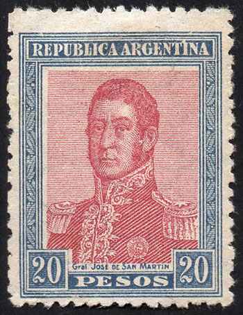 Lot 338 - Argentina general issues -  Guillermo Jalil - Philatino Auction # 2403 ARGENTINA: 