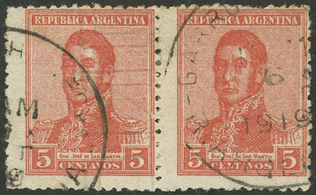 Lot 347 - Argentina general issues -  Guillermo Jalil - Philatino Auction # 2403 ARGENTINA: 
