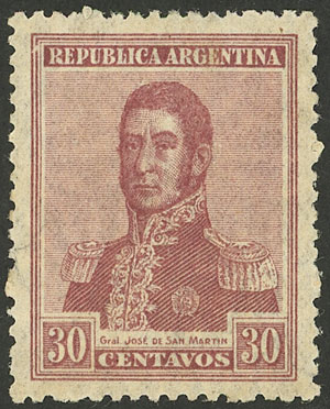 Lot 364 - Argentina general issues -  Guillermo Jalil - Philatino Auction # 2403 ARGENTINA: 