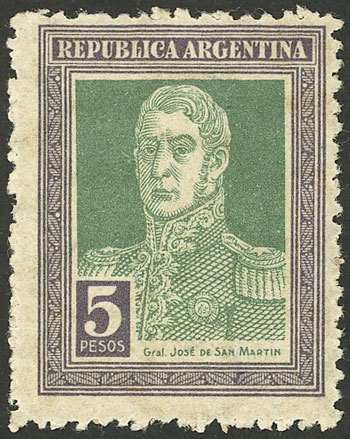 Lot 397 - Argentina general issues -  Guillermo Jalil - Philatino Auction # 2403 ARGENTINA: 
