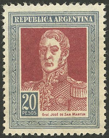 Lot 399 - Argentina general issues -  Guillermo Jalil - Philatino Auction # 2403 ARGENTINA: 
