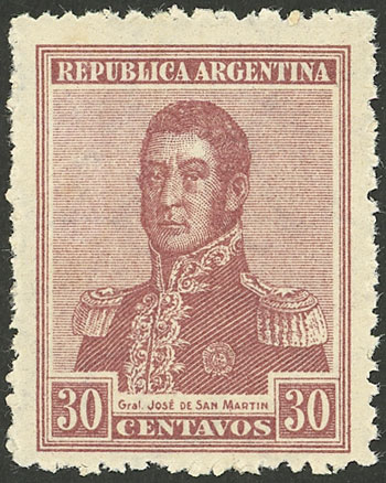 Lot 380 - Argentina general issues -  Guillermo Jalil - Philatino Auction # 2403 ARGENTINA: 