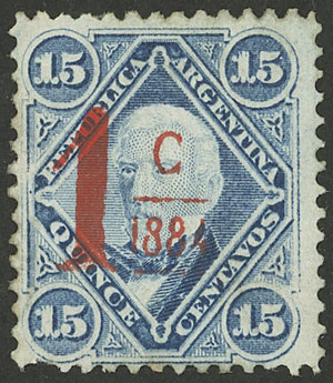 Lot 130 - Argentina general issues -  Guillermo Jalil - Philatino Auction # 2403 ARGENTINA: 