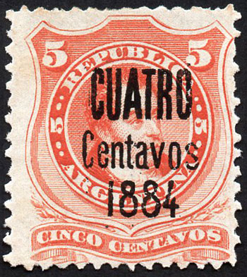 Lot 136 - Argentina general issues -  Guillermo Jalil - Philatino Auction # 2403 ARGENTINA: 