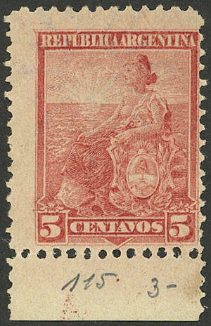 Lot 237 - Argentina general issues - Guillermo Jalil - Philatino Auction # 2403 ARGENTINA: Lot 237 - Argentina general issues - Guillermo Jalil - Philatino Auction # 2403 ARGENTINA: