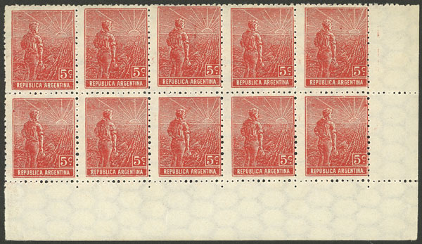 Lot 292 - Argentina general issues -  Guillermo Jalil - Philatino Auction # 2403 ARGENTINA: 