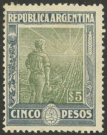 Lot 294 - Argentina general issues -  Guillermo Jalil - Philatino Auction # 2403 ARGENTINA: 