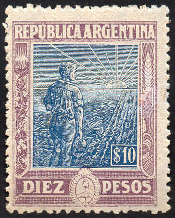 Lot 295 - Argentina general issues -  Guillermo Jalil - Philatino Auction # 2403 ARGENTINA: 