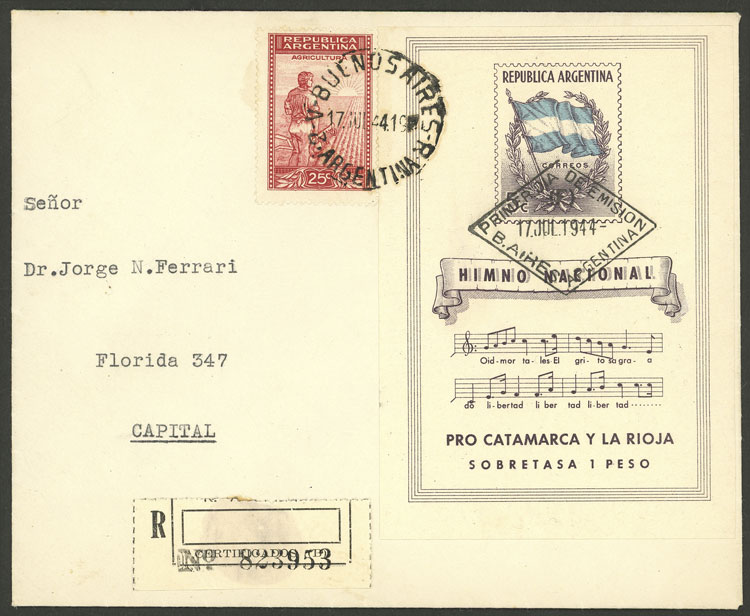 Lot 1106 - Argentina souvenir sheets -  Guillermo Jalil - Philatino Auction # 2403 ARGENTINA: 